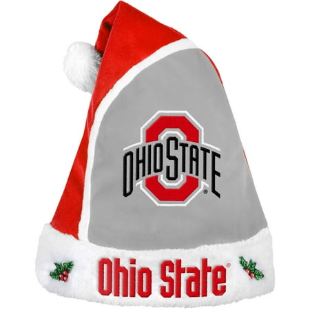 Forever Collectibles NCAA 2015 Santa Hat, Ohio State Buckeyes