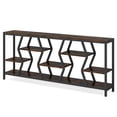 thumbnail image 6 of Fnova 70.9" Industrial Console Table, Extra Long Narrow Entryway Table with 4 Tier Storage Shelves, Sofa Table Behind Couch for Hallway, Living Room, Foyer, 6 of 13