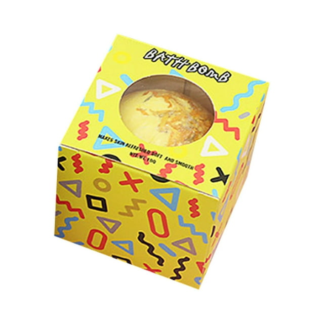 Fiudx Caja de Regalo con Bolas de Baño de Flores Secas, Aromaterapia Relajante, Fórmula Natural para Baño Marino, Hidratante y Exfoliante, Cuidado de Pies y Cuerpo, Alivio Del Estrés, 6 Sabores, 1 Ca
