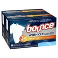 thumbnail image 6 of Bounce WrinkleGuard Mega Dryer Sheets, Fabric Softener and Wrinkle Releaser Sheets, Outdoor Fresh Scent, 120 count, 6 of 7