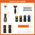 thumbnail image 2 of Wrvxzio Blade Scraper Set Exquisite Design Multifunctional Blade Scraper Tool Set for Windows Stoves Ovens Stickers Cleaning Tools, 2 of 7