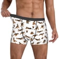 thumbnail image 2 of Kdxio Men's Boxer Briefs with German Shepherd Dog Print - Comfortable and Breathable Underwear for Everyday Wear, 2 of 7