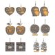 thumbnail image 2 of Pendientes Colgantes De Moda Yashi Creatividad Librería Multicolor, 2 of 3