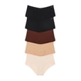 thumbnail image 1 of Bragas Victoria's Secret PINK No Show Cheeky Nude XXL (paquete de 5), 1 of 5