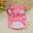 thumbnail image 4 of Xmarks Set of 4 Valentines Day Pet Shirts Dog Clothes Heart Pattern Puppy T-Shirt Dog Pullover Breathable Dog Apparel for Pet Puppy Dog Cat M, 4 of 8