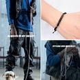 thumbnail image 6 of Cremation Bracelet for Ashes Adjustable Cremation Urn Bracelet Bangle for Ashes Stainless Steel Memorial Ashes Keepsake Jewelry for Men Women, 6 of 9