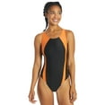 thumbnail image 5 of Sporti Piped Splice One Piece Swimsuit, High Cut, Unpadded, Athletic (Women’s), 5 of 12