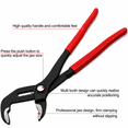 thumbnail image 4 of 10 Inch Groove Joint Pliers, Adjustable V-Jaw Pliers with Cr-V Steel, 4 of 5