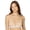 Sand, variant on Fresh by Fruit of the Loom Women's Cotton Triangle Bralette with Removable Pads, Size XS-XXL