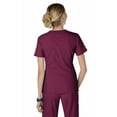 thumbnail image 2 of Koi Lite Womens Philosophy 316 Side per Scrub Top-Wine-Medium, 2 of 3