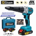 thumbnail image 2 of Gisam 25000N Brushless Electric Rivet Gun Cordless Rivet Nut Gun Drill Insert Automatic Riveting Tool For Makita 18V Battery Pin,No Battery No Plug, 2 of 7