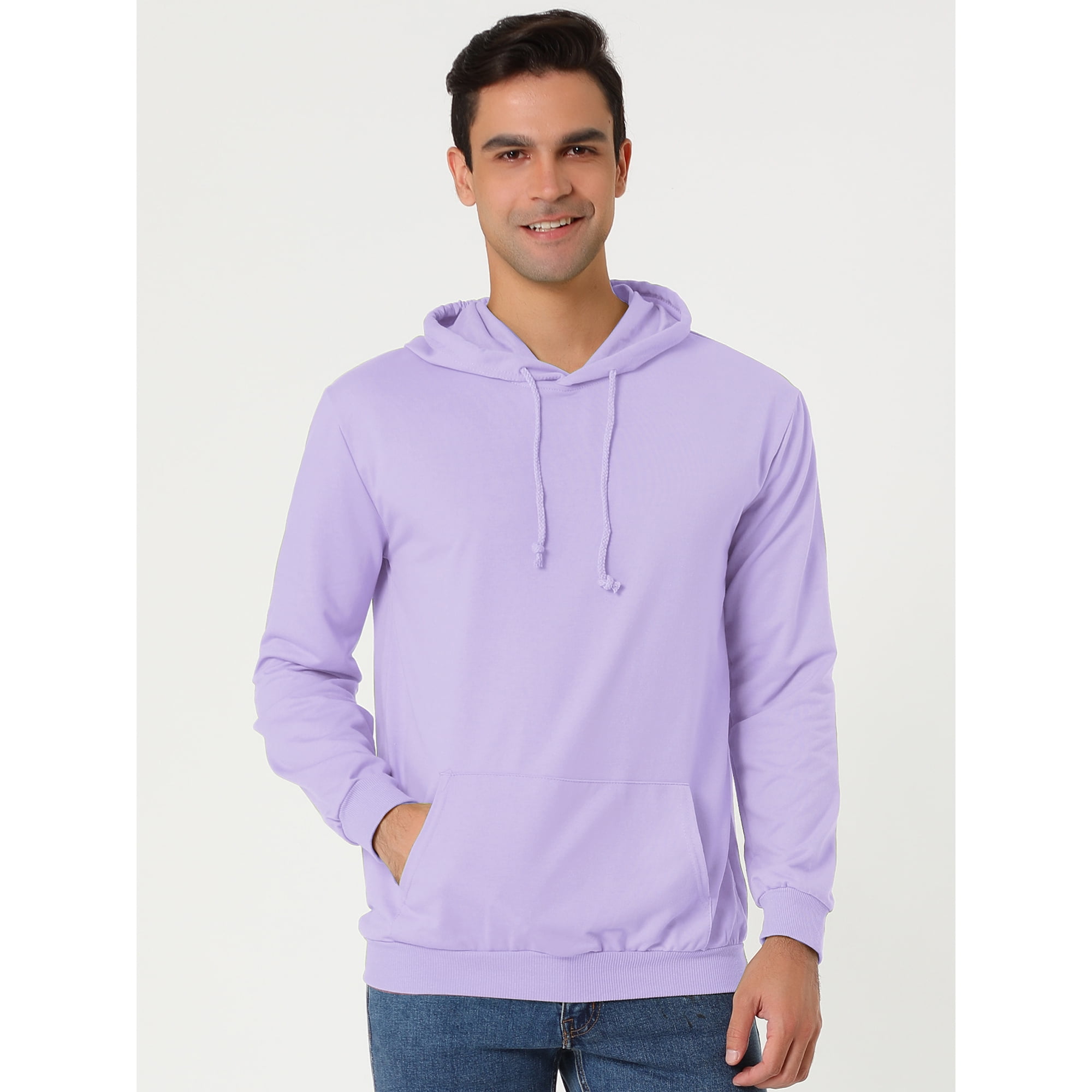Light purple hoodie mens online