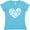 Aqua, variant on Inktastic All You Need is Love White Heart Shape Women's V-Neck T-Shirt