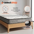 thumbnail image 2 of Colchón King En Caja Esponja Foam De Alta Densidad Firmeza Media Suavidad Y Durabilidad Tecnología Híbrida Ortopédico (Blanco), 2 of 7