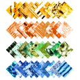 thumbnail image 2 of Soimoi Precut 10-inch Tie & Dye Prints Cotton Fabric Bundle Quilting Squares Charm Pack DIY Patchwork Sewing Craft- Multicolor, 2 of 7