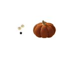 thumbnail image 1 of Adorno de calabaza con forma de hoja para escritorio, sofá, dormitorio o habitación. Ideal como regalo de inauguración o para decorar chimeneas, 1 of 8