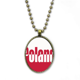 thumbnail image 1 of Polonia bandera del pais nombre Collar Colgante de cadena vintage Colección de joyas colgantes Unbranded M, 1 of 3