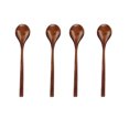 thumbnail image 4 of Wooden Cooking Spoon, 4 Pcs Wooden Serving Spoon Exquisite Long Handle Non Stick  for Kitchen for Parties, 4 of 7