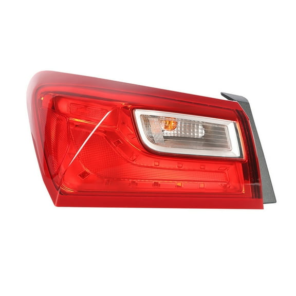 Outer Driver Side Rear Brake Tail Light Assembly Replacement for 2016-2020 Chevy Malibu Left Tail Lamp GM2804122 84132376