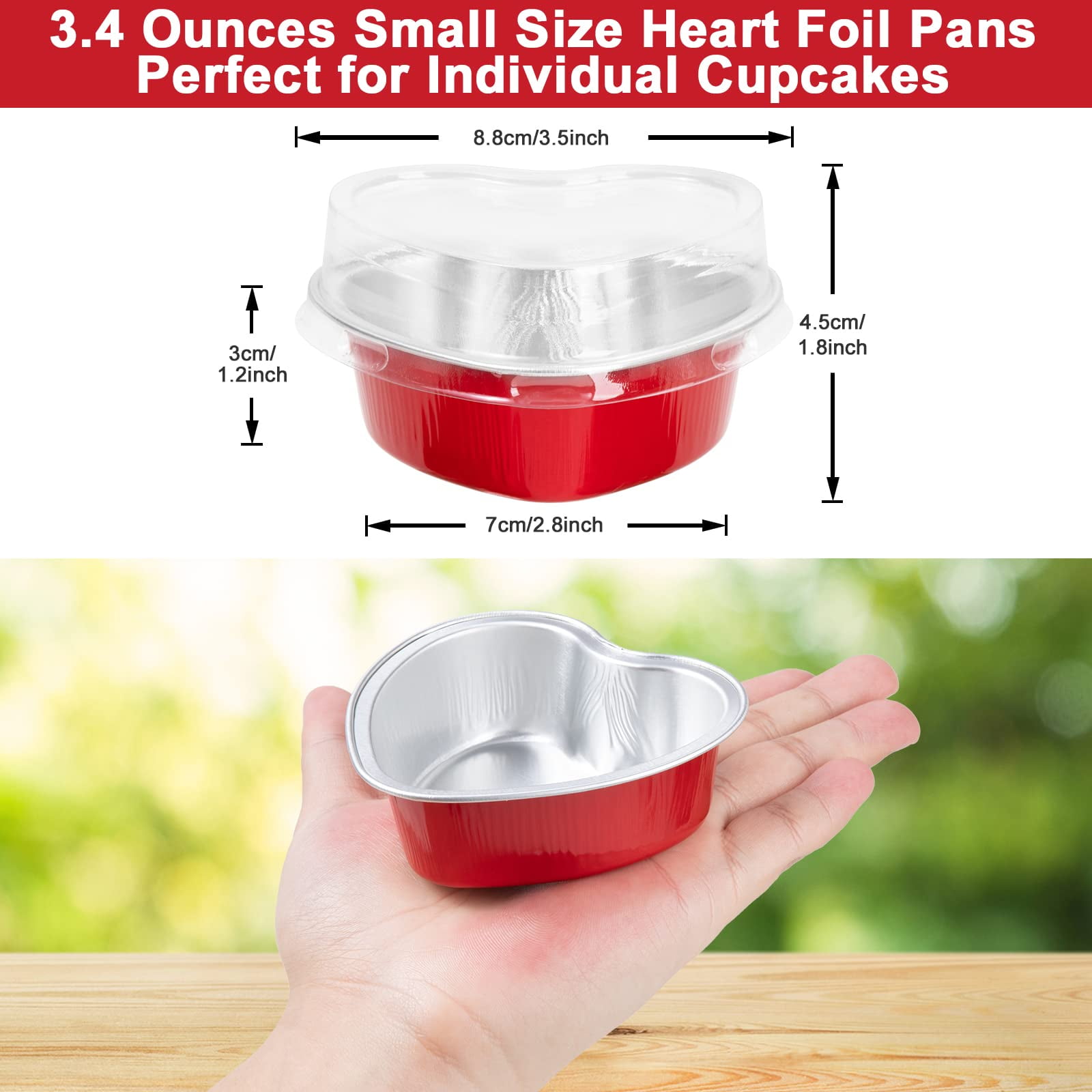 Disposable heart shaped cake pans discount
