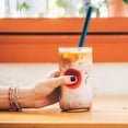 NGHnuifg Glass Straw Transparent Glass Straw Reusable Drinking For Cold nghnuifg-glass-straw-transparent-glass-straw-reusable-drinking-for-cold