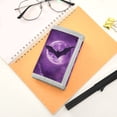 thumbnail image 7 of JIALIOU Nylon Trifold Card Wallet with ID Window Zipper Pocket for Men Women Teen Bats Flying in Moon Night, 7 of 7