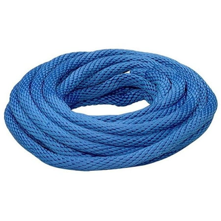 

50in. X 35ft. Red Polypropylene Solid Braid Multifilament Derby Rope R