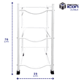 thumbnail image 3 of Rack Almacenador de 3 Niveles Metalico para Garrafones de Agua, Dispensador de Agua, Portagarrafones, 3 of 5
