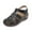 Black-4, variant on Wedge Sandals for Women Closed Toe Comfortable with Massage Function Outdoor Platform Sandals (C801-1, Black 38)