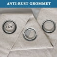 thumbnail image 6 of PrimeBeau Curtain Panels 100% Blackout Grommet Drapes, 52 x 96 inches, Set of 2, Natural Color, 6 of 7