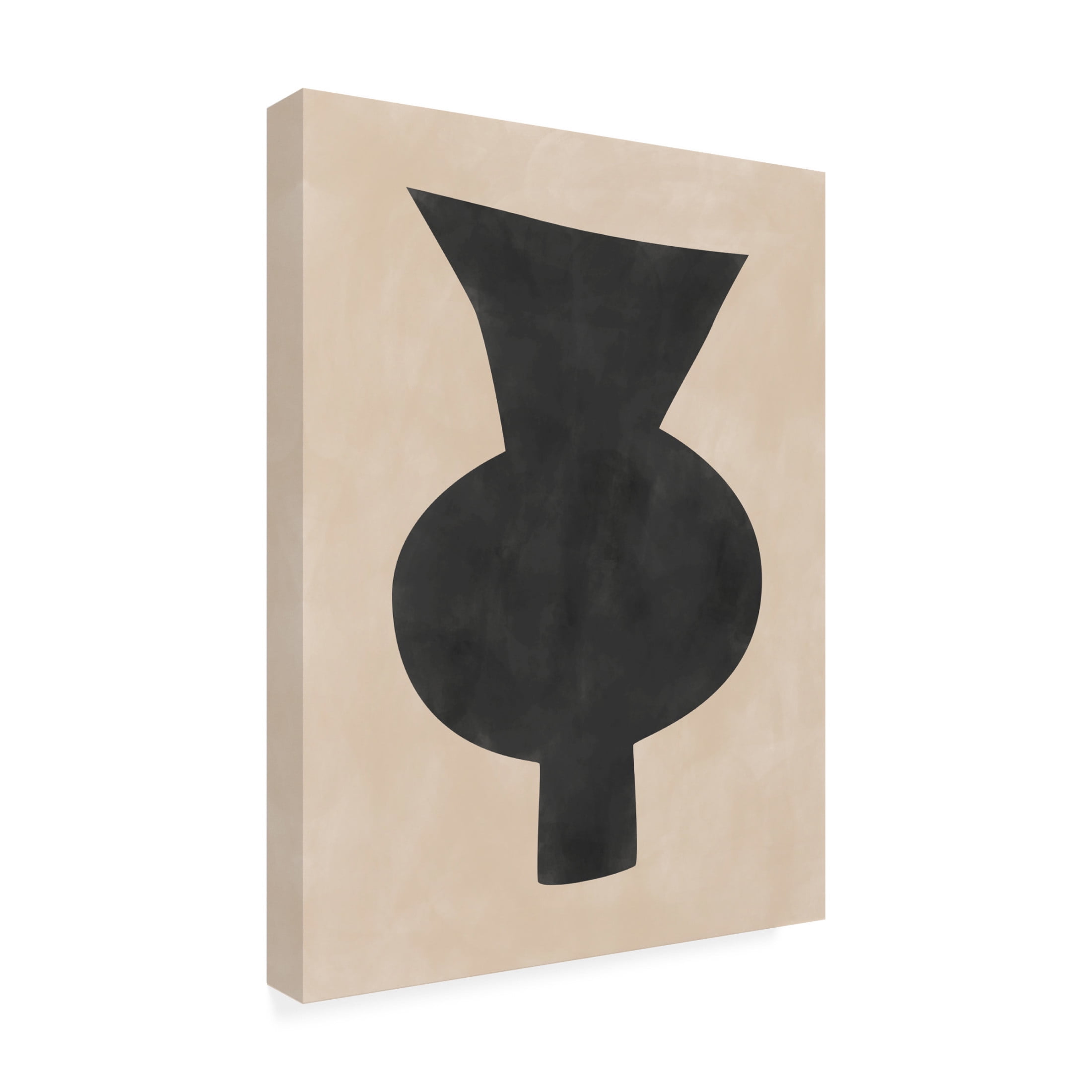 Trademark Fine Art Elena Ristova Black Vase Artwork Canvas Wall Art