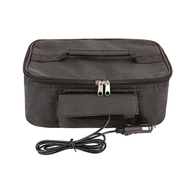 Guardoinrt Black Warmer Hot Lunch Box Warm has car Portable Hot Box Cozy Go Charging Heater Aluminum Liner Food Black Lunch Heat Move