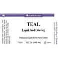 thumbnail image 2 of LorAnn Teal Liquid Food Color, 1 ounce squeeze bottle, 2 of 2