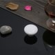 thumbnail image 3 of 15 pomos de cerámica blancos brillantes con forma de hongo redondos para armarios y tocadores, 3 of 5