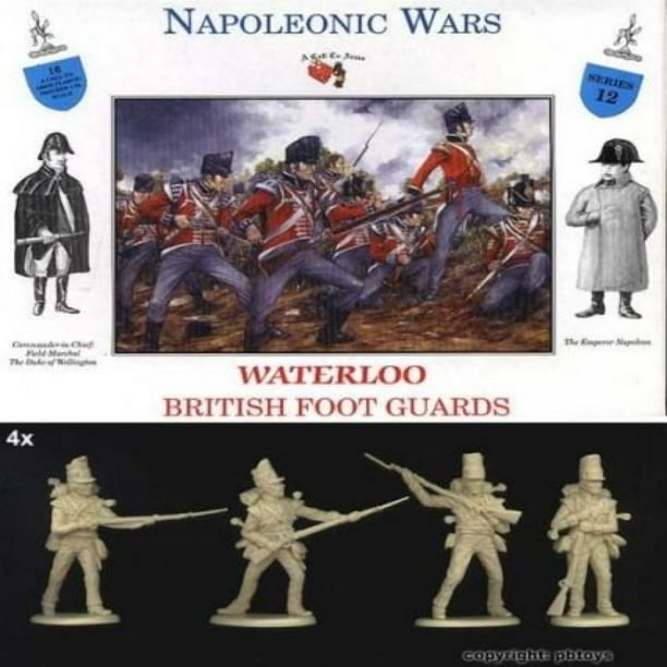 Napoleonic War British Foot Guards Infantry 16 Unpainted Plastic Figures In 4 Poses 1 32 Scale A Call To Arms Compatible With Airfix Armies In Plastic Marx Type Walmart Com Walmart Com