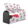 thumbnail image 4 of Fotbe Pink Butterflies (2) Mailbox Covers Post Letter Box Cover Garden Decor Standard Size-25.5x21 in, 4 of 9