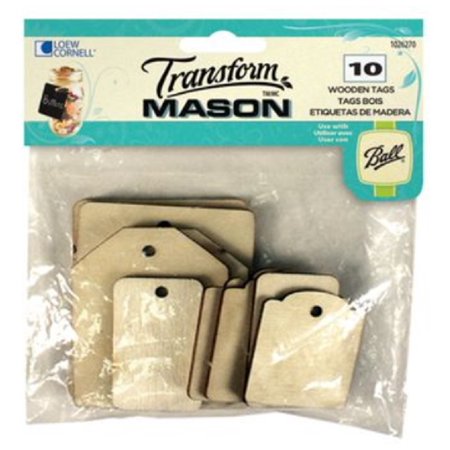 - Wooded Decorator Tags for Mason Jars - Home Sweet Home