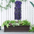 thumbnail image 6 of kladzum Fake Flowers Simulation Violet Wall Hanging Wedding Home Decoration Simulat Living Room Ceiling Decoration Plastic Wrapping Plants, Fake Hanging Plants, 6 of 9