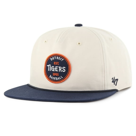 Men's '47  Cream Detroit Tigers Payson Captain Adjustable Hat
