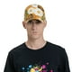 thumbnail image 4 of Fotbe White Floral and Butterflies Gorro Clásico de Béisbol, Gorra Ajustable con Broche Snapback, Gorro de Exterior de Algodón Suave, 4 of 6