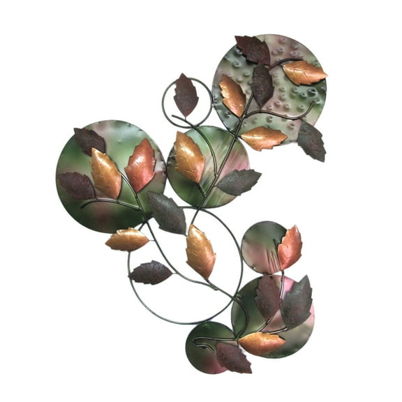 Iron Leaves Wall Decor New Color