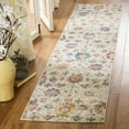 thumbnail image 2 of SAFAVIEH Merlot Leslie Floral Runner Rug, Cream/Multi, 2' x 8', 2 of 8