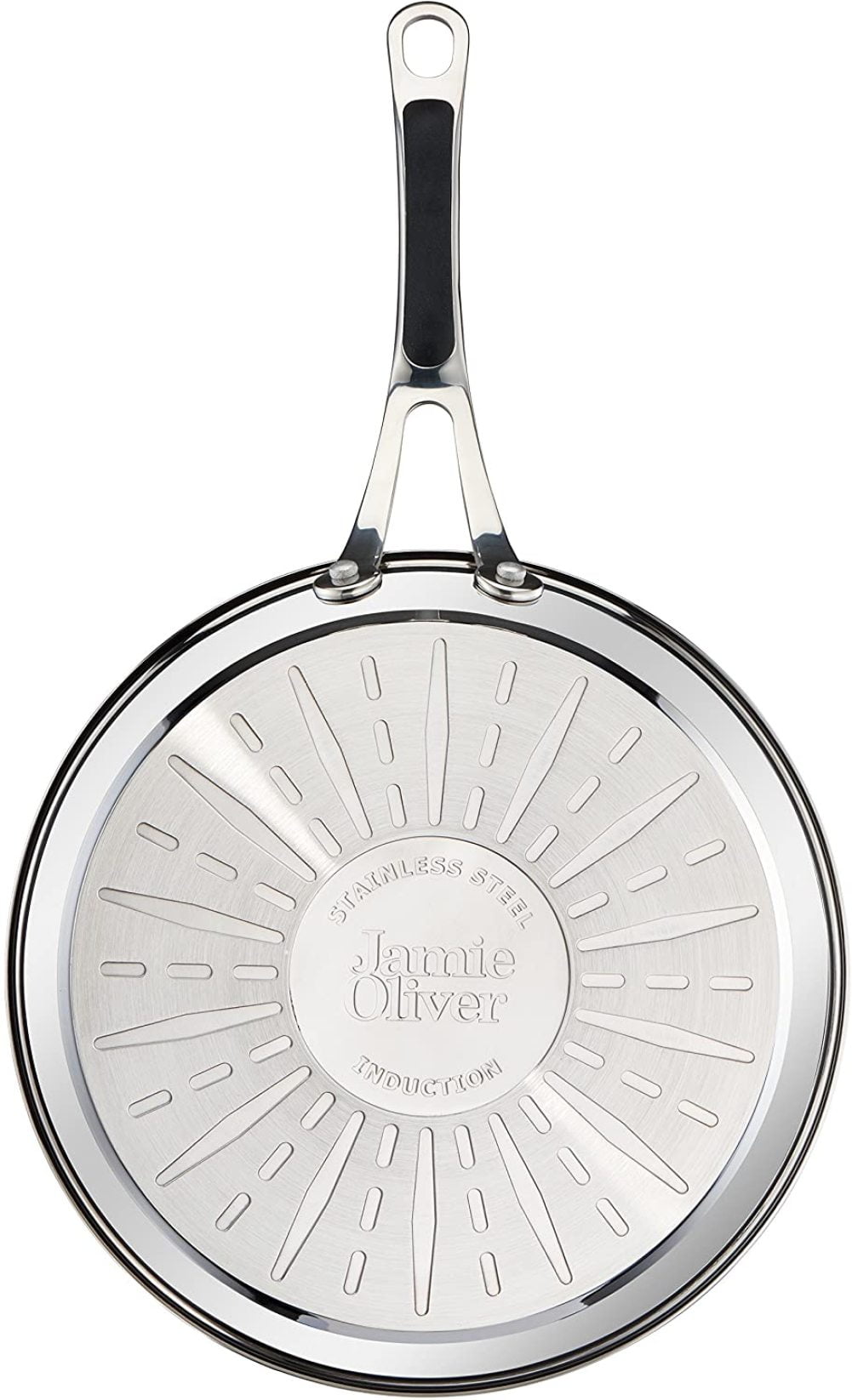 Jamie Oliver Tefal Jamie Oliver 30cm Stainless Steel Induction Frypan New Model 
