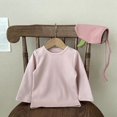 thumbnail image 1 of Camisa básica de manga larga para niños Camiseta de cuello redondo para niños Camisa básica larga engrosada de primavera y otoño, 1 of 6