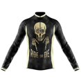 thumbnail image 3 of Maillot de ciclismo con estampado de calaveras para hombre, ropa de ciclismo de manga larga, uniforme de bicicleta de montaña, verano 2023, 3 of 5
