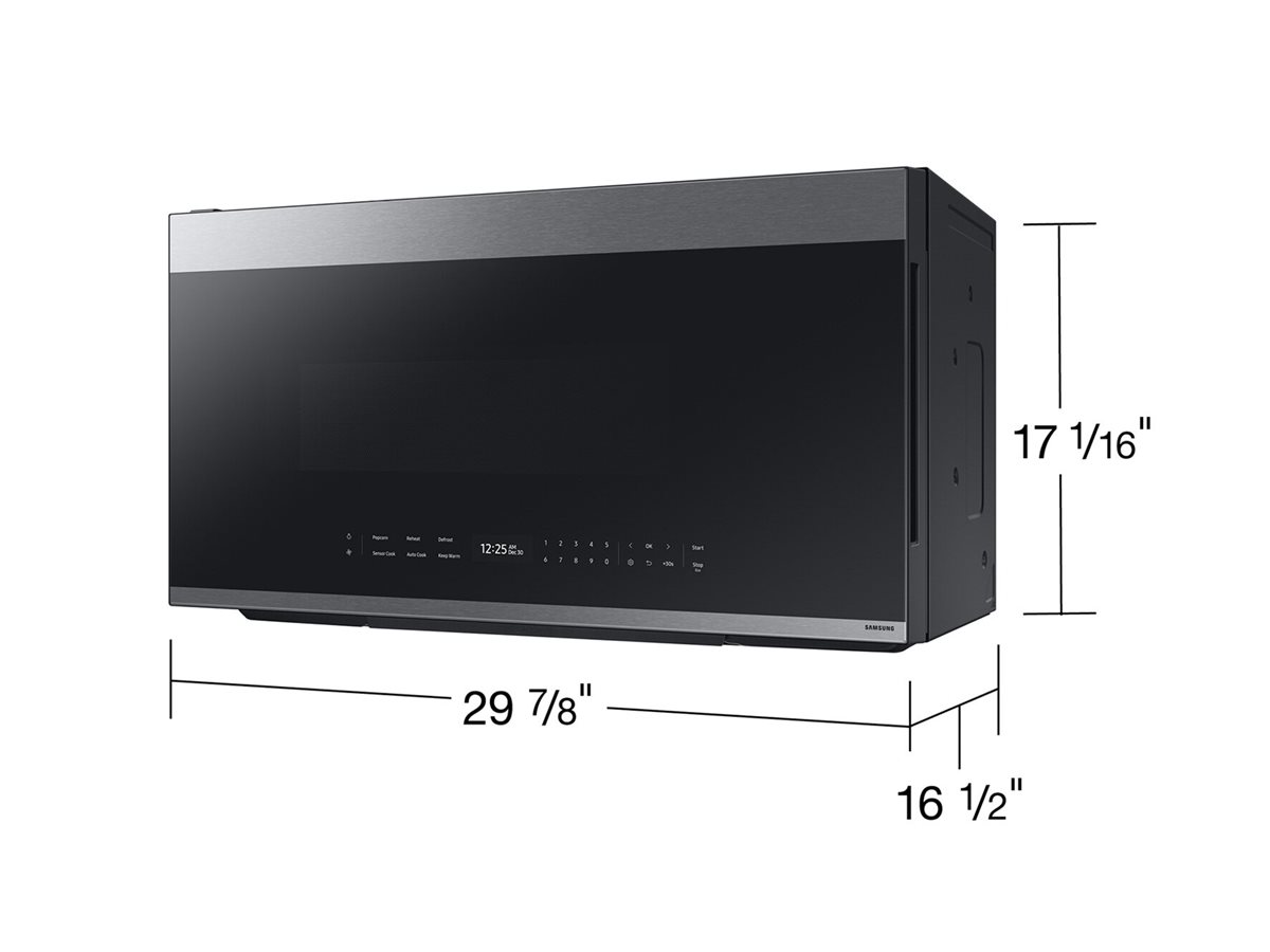 Samsung ME21DG6700SR 2.1 Cu. Ft. Bespoke Stainless Smart Over-the-Range Microwave