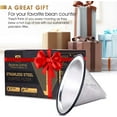 thumbnail image 4 of fafa-Compatible with Chemex, Hario V60 Pour Over Coffee Filters - Wide Metal Base Reusable Stainless Steel Coffee Dripper - Paperless Coffee Filter for Sustainable Brewing, 4 of 4