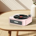 thumbnail image 2 of DEELLEEO Mini Haut-Parleur Bluetooth Portable Sans Fil en Forme de Tourne-Disque Vintage Haut-Parleur à Volume Élevé pour Enfants et Adultes Haut-Parleur Intérieur/extérieur pour Fête à la Maison Rassemblement Haut Anniversaire/chri, 2 of 7