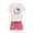 Delicate Ivory, variant on Hello Kitty x Wonder Nation Girls Short Sleeve Pajama Top and Short Pajama Set, 2-Piece, Sizes 4-18