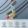 thumbnail image 7 of Digital to Analog Audio Conversion Cable,Digital SPDIF/Optical & Coaxial to Analog L/R  &3.5mm AUX Stereo Audio Cable, 7 of 7